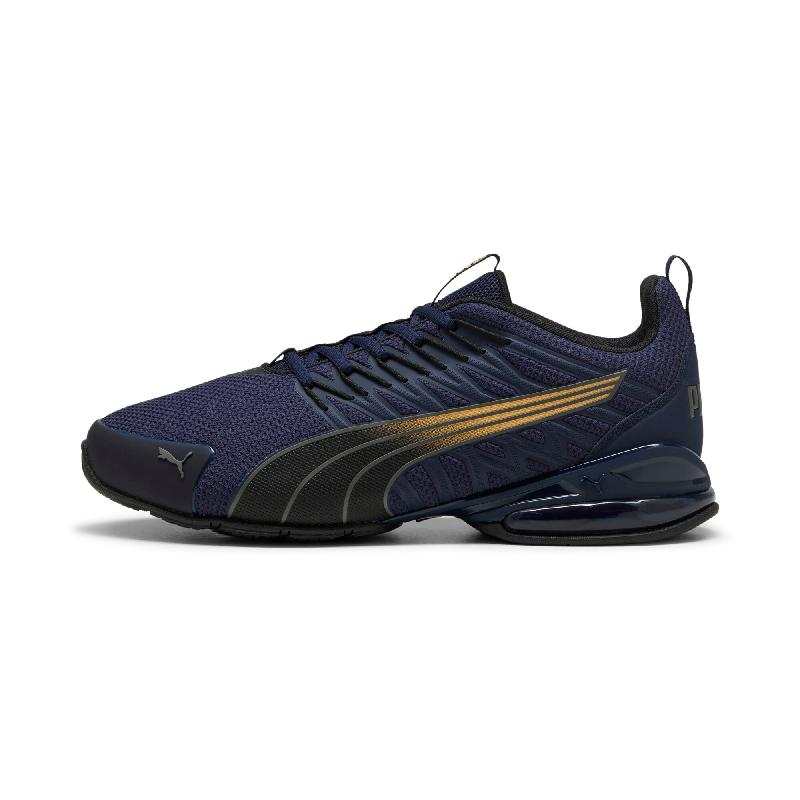 PUMA Voltaic Evo Fabric Breathable Lightweight Cushioning Low top Training Shoes Men's Marine Blue