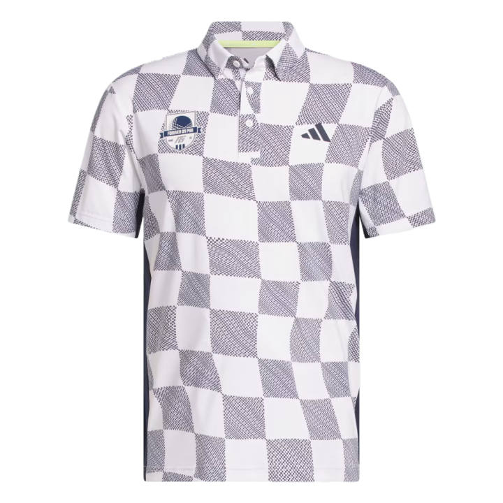 Adidas Adidas Golf Clothing Men's Collegiate Marine Blue/White Polo Collar Moderate