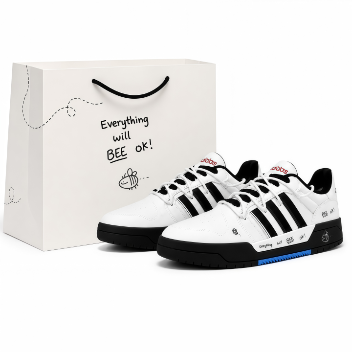 Adidas Adidas Skateboard Shoes Unisex Low Top White & Black