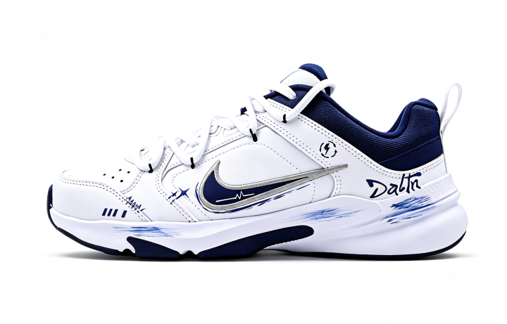 Nike Nike Air Monarch 4 Chunky Sneakers Men's Low Top White/Blue Colorway