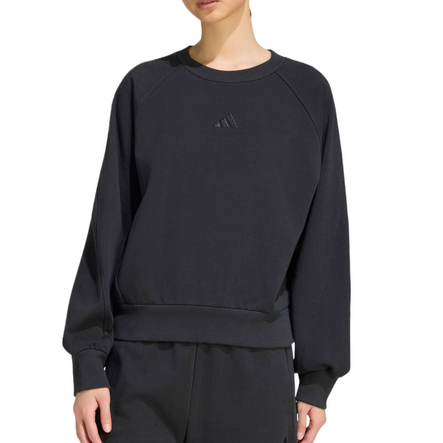 Adidas Adidas Sportswear Sweatshirts Women's Black Crew Neck Moderate