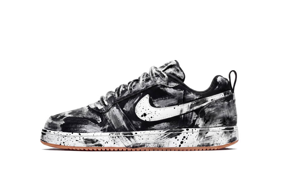 Nike Nike Court Borough Skateboard Shoes Men's Low Top Black/White