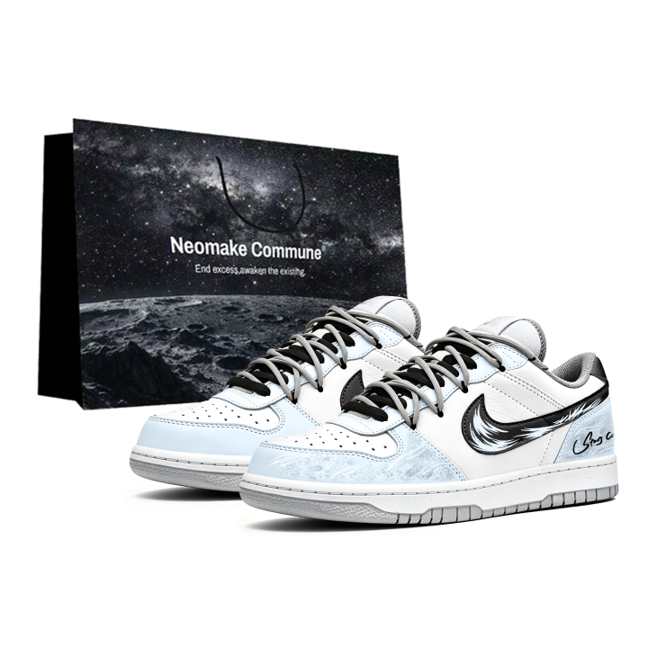 Nike Nike Big Skateboard Shoes Unisex Low Top Cyan