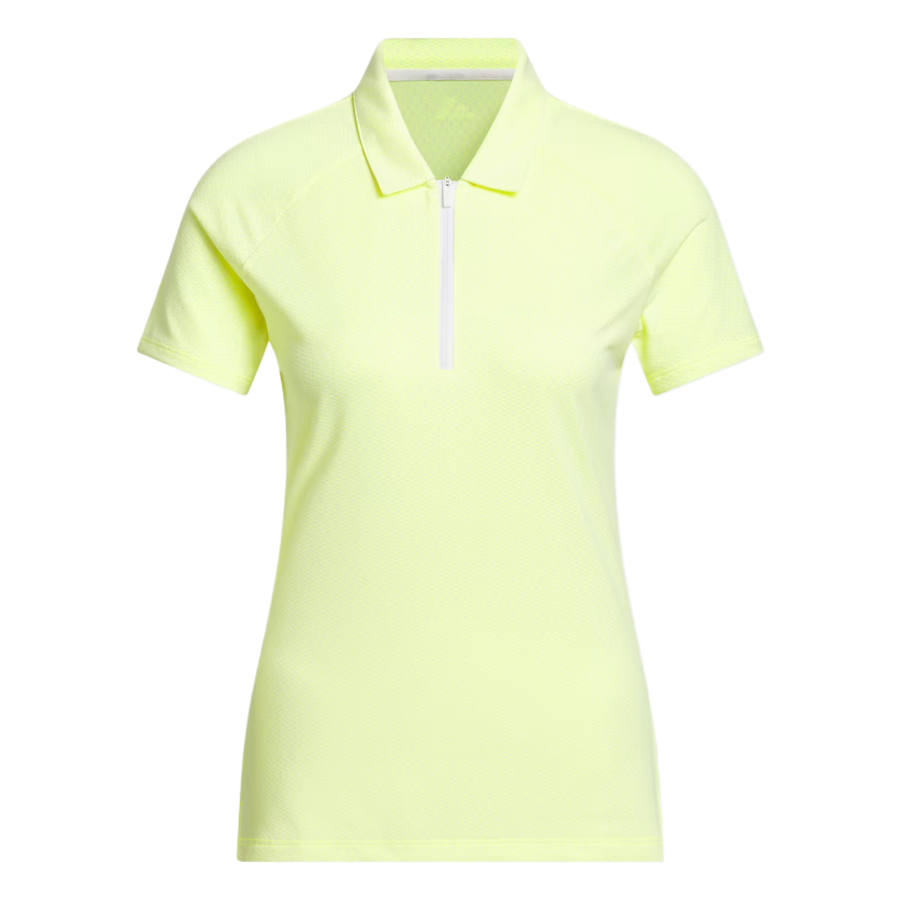 Adidas Adidas Ultimate365 Golf Clothing Women's Sunshine Lemon Yellow Lapel Moderate