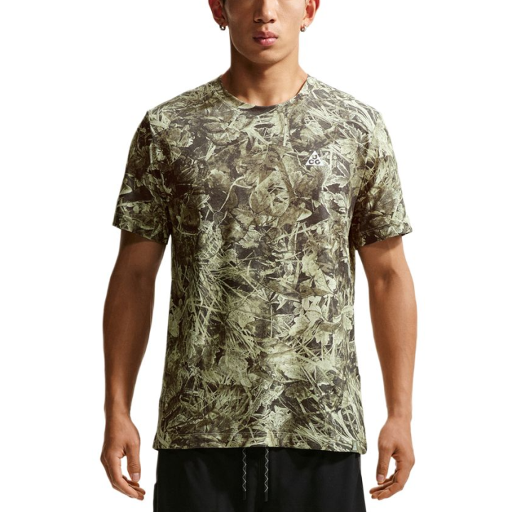 Nike Nike ACG T Shirts Men's Camouflage Crew Neck Moderate