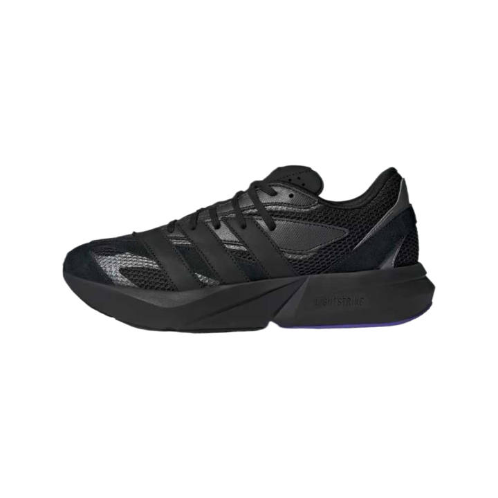 Adidas Adidas LIGHTBLAZE Running Shoes Men's Low Top Core Black/Core Black/Sun Purple