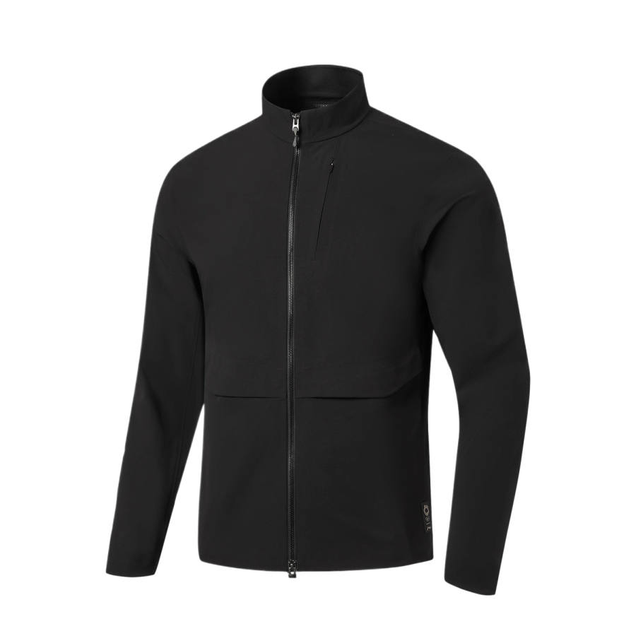 Li-Ning Li Ning Jackets Men's Black Stand Collar Moderate Straight Fit