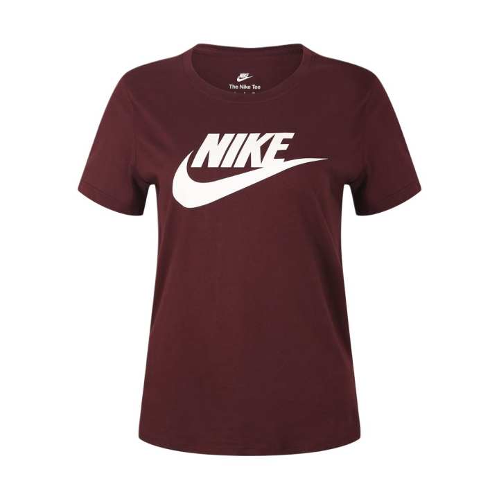Nike Nike Icon T Shirts Women's Burgundy Red Crew Neck