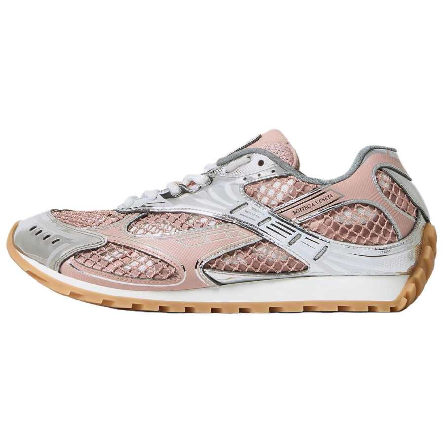 Bottega Veneta Orbit Casual Shoes Women's Low Top Earthy Pink