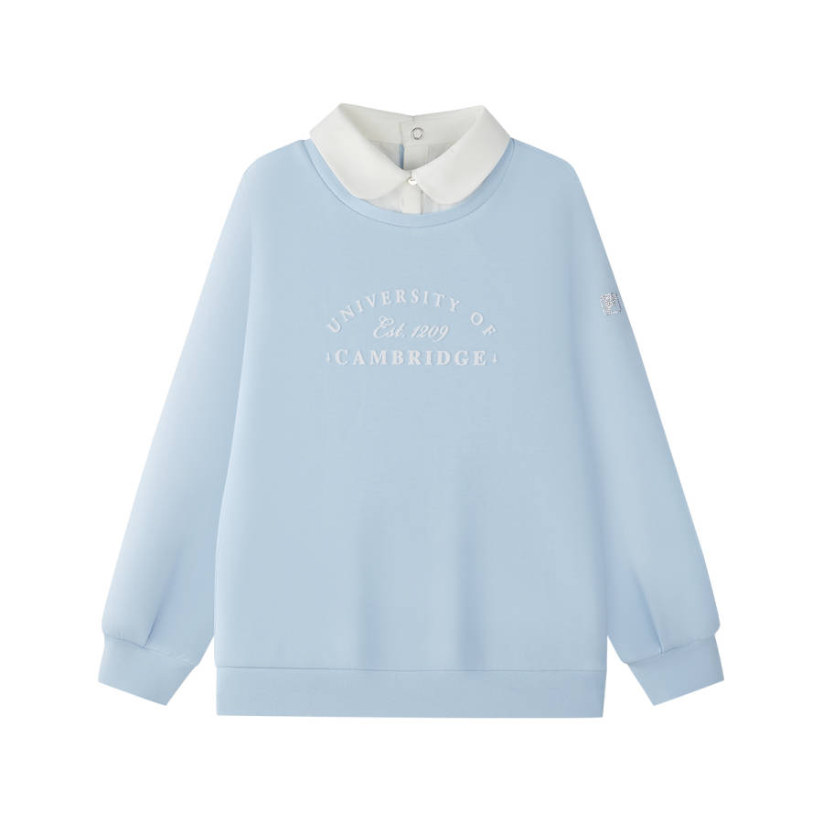 FILA KIDS Sweatshirts Peter Pan Collar Moderate Stretch