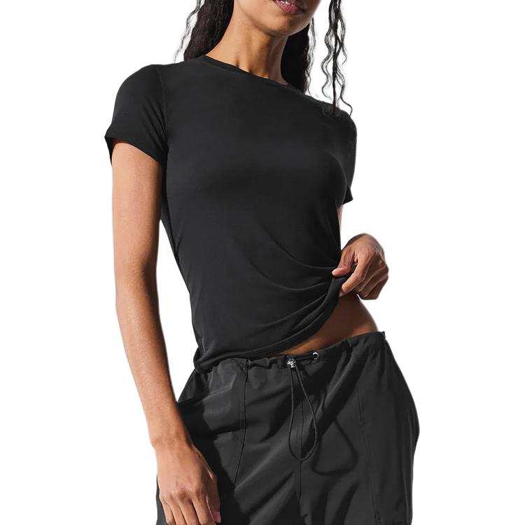 Alo Yoga T Shirts Women's Crew Neck Moderate Other