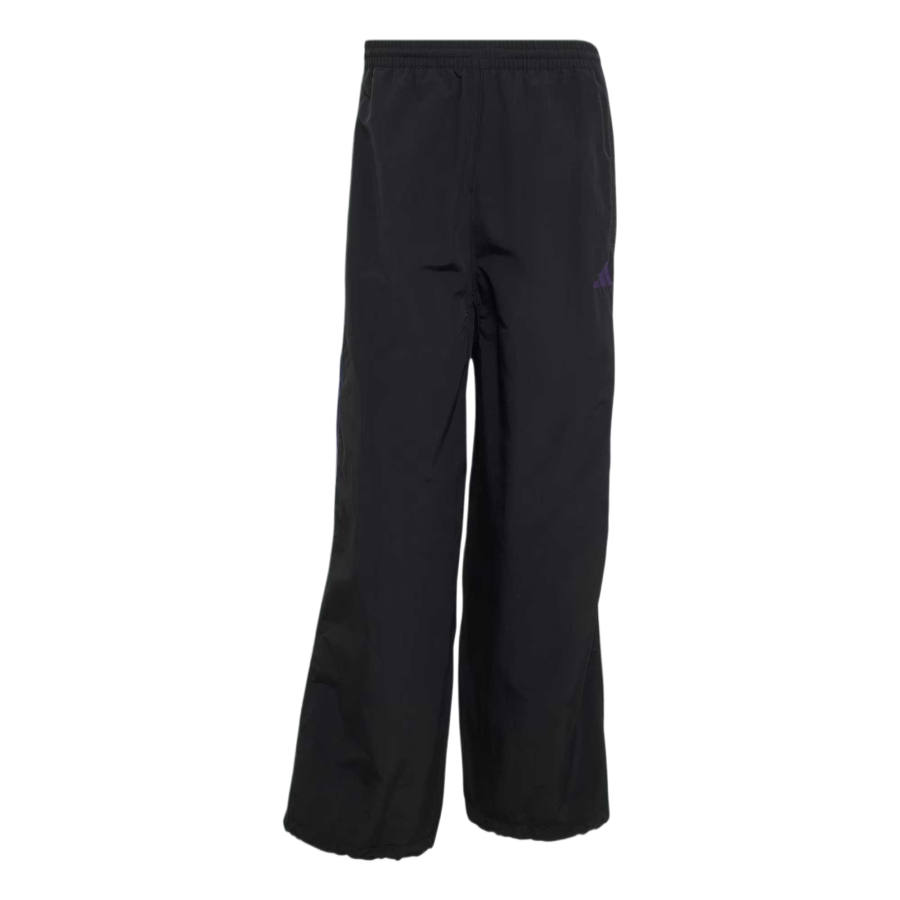 Adidas Adidas BRAND LOVE Knitted Sweatpants Men's Black/Purple Moderate Straight Fit Pants