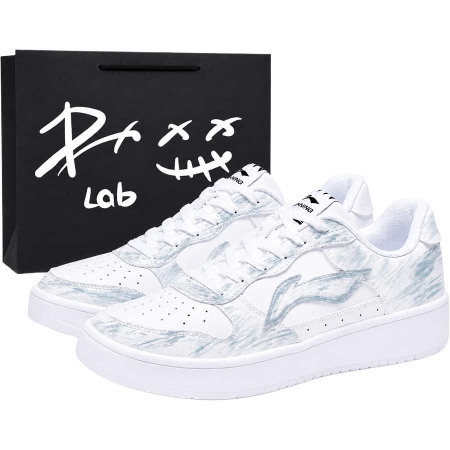 Li-Ning Li Ning Floating Boat Skateboard Shoes Men's Low Top Gray