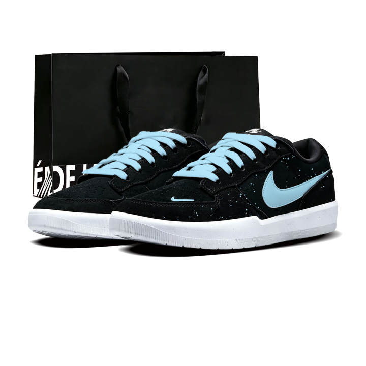 Nike Nike SB Force 58 Skateboard Shoes Unisex Low Top Light Blue