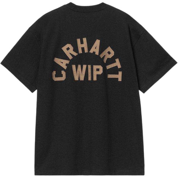Carhartt WIP T Shirts Men's BKX/Black Crew Neck Moderate Straight Fit