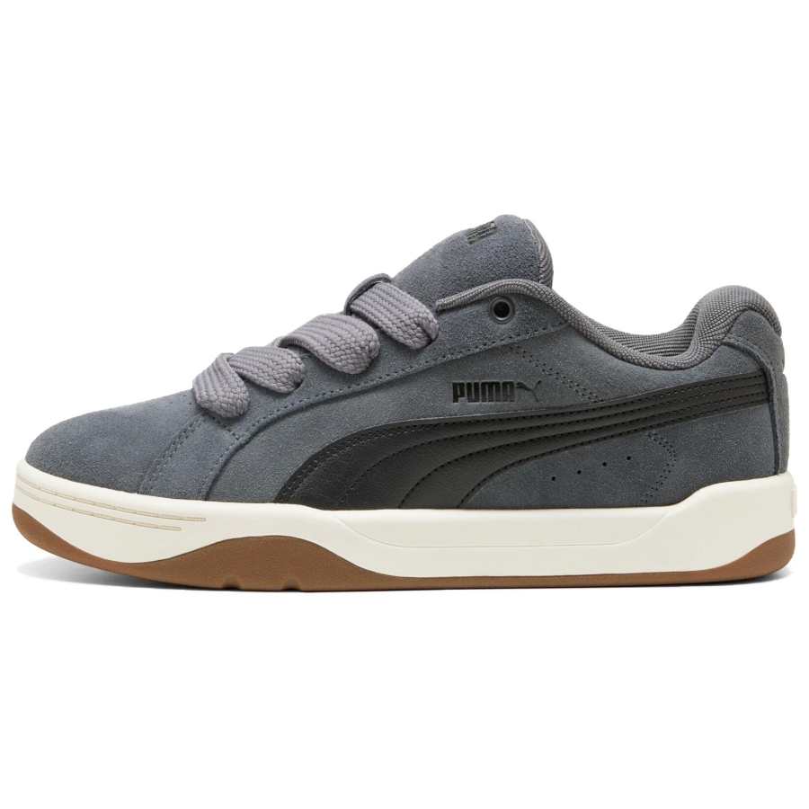 PUMA Park Lifestyle Skateboard Shoes Unisex Low Top Gray