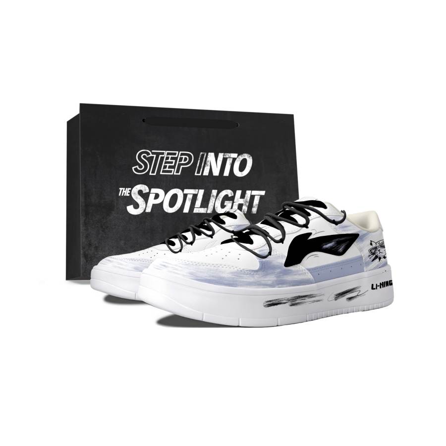 Li-Ning Li Ning Floating Boat Skateboard Shoes Unisex Low Top Blue