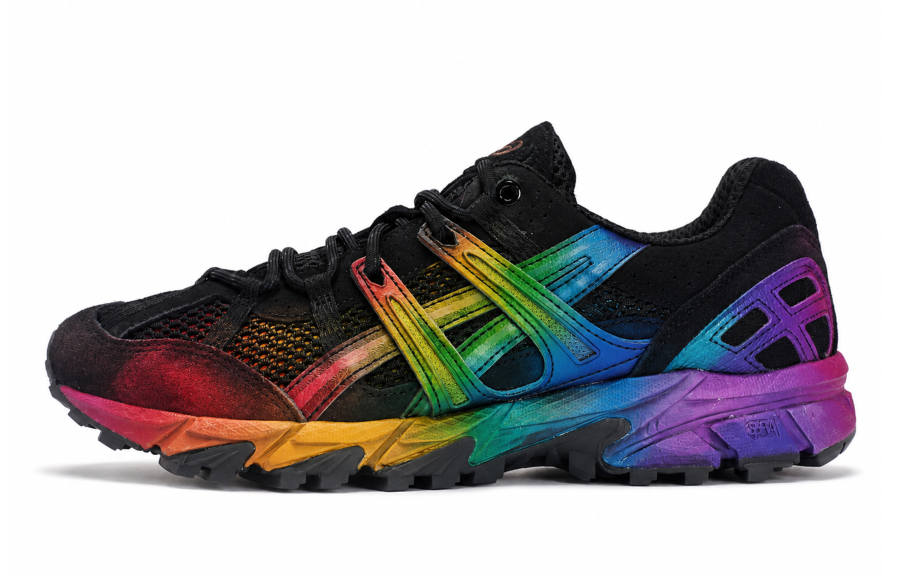 ASICS Gel Sonoma 15 50 Running Shoes Unisex Low Top Red Yellow Blue Green Purple