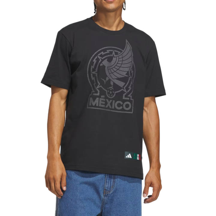 Adidas Adidas FIFA World Cup T Shirts Men's Black Crew Neck Moderate
