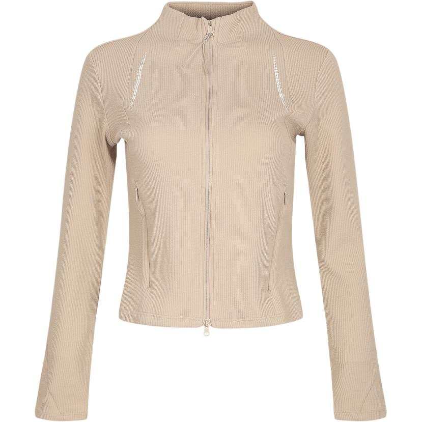 Adidas Adidas FOS Jackets Women's Dark Khaki Stand Collar Moderate