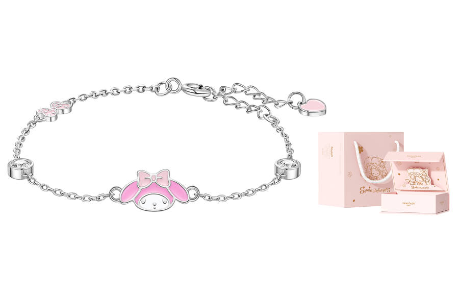 Sanrio My Melody Artificial Gemstone Bracelets Women's