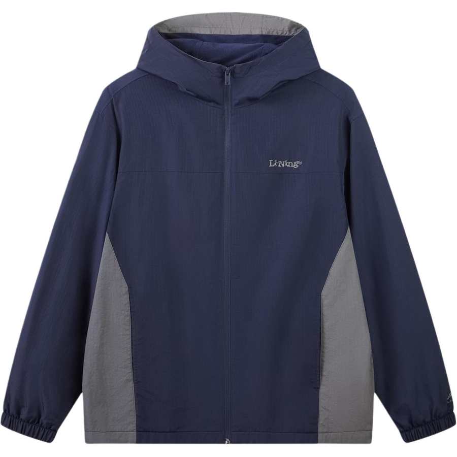 Li-Ning Li Ning Sports Life Collection Trench Coats Unisex Lighthouse Blue Hooded Non Detachable Moderate