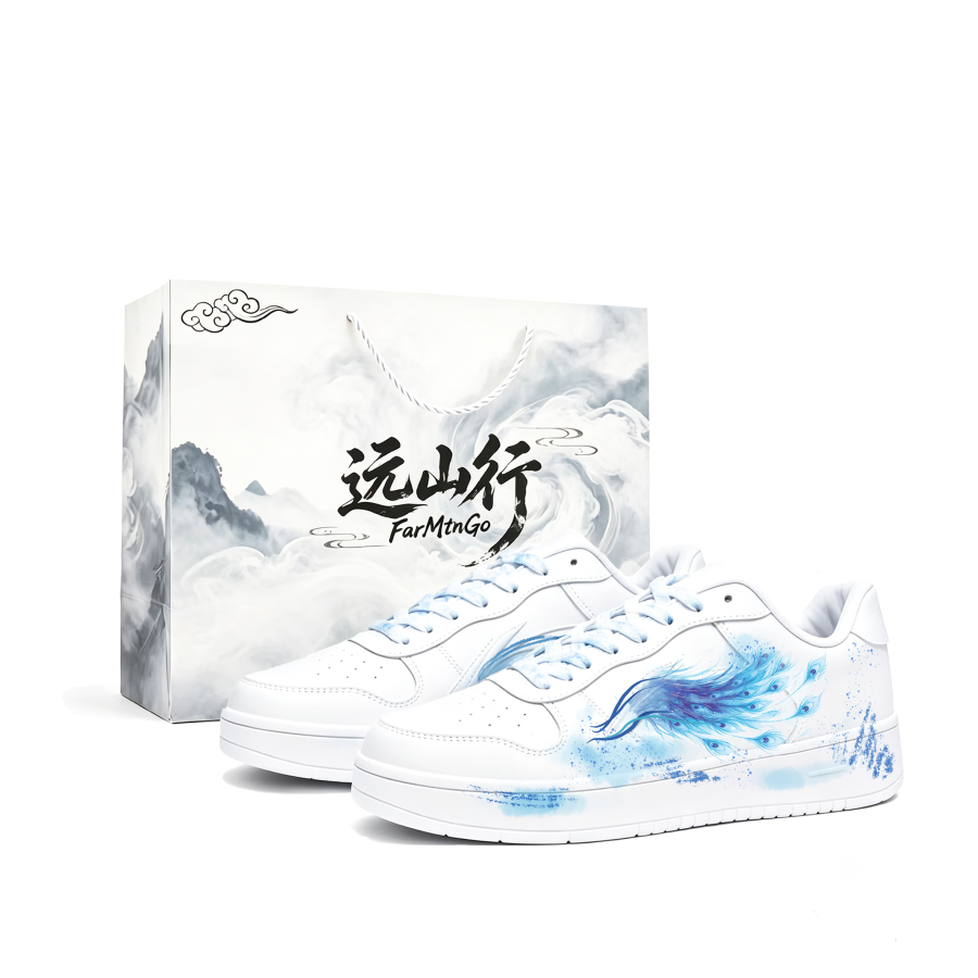 Li-Ning Li Ning Floating Boat Skateboard Shoes Unisex Low Top Blue With White Lettering