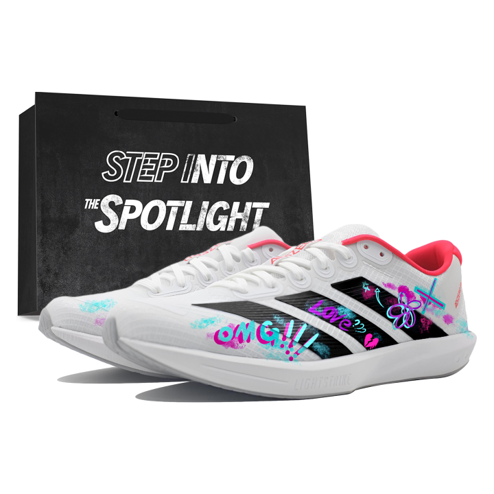 Adidas Adidas Adizero BK Running Shoes Unisex Low Top White
