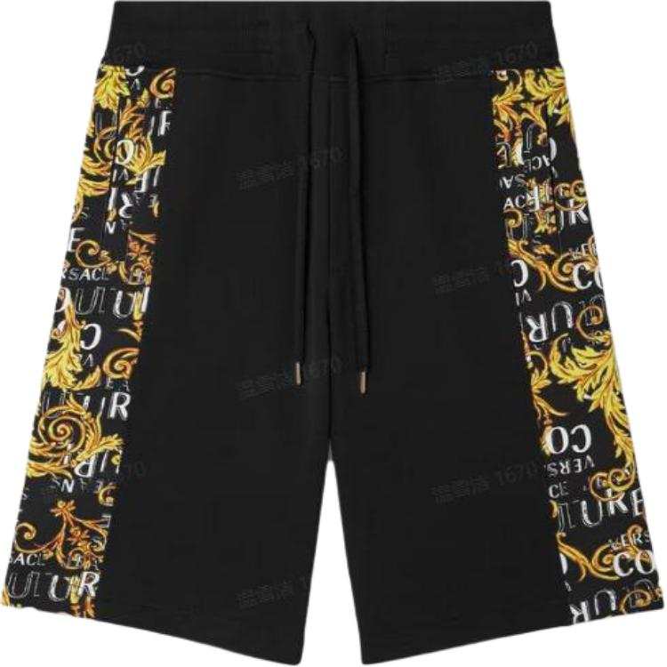 VERSACE VERSACE FW22 Casual Shorts Men's Black