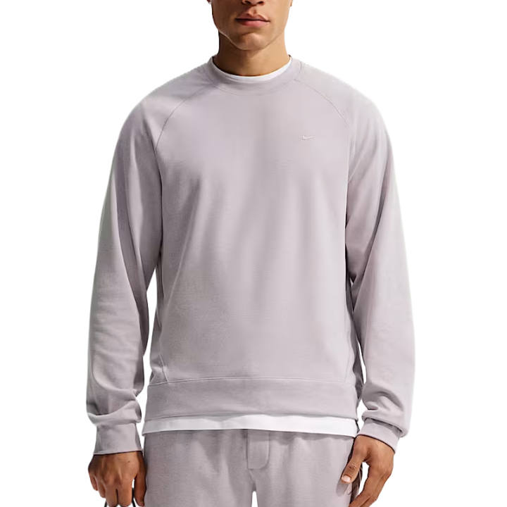 Nike Nike Primary Sweatshirts Men's Light Purple Ore/Platinum Purple/Heather/Light Purple Ore Crew Neck Moderate