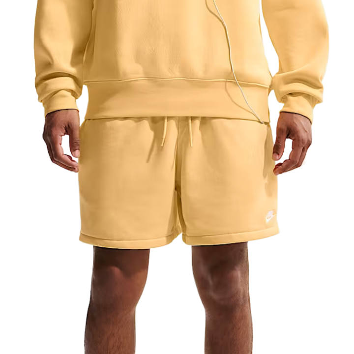 Nike Nike Club Casual Shorts Men's Yellow Jade Gold/Yellow Jade Gold/White