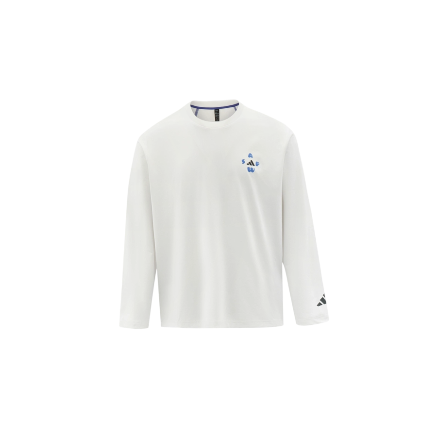 Adidas Adidas T Shirts Men's White Crew Neck Moderate