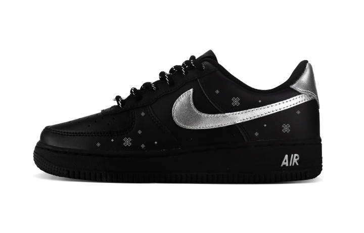 Nike Nike Air Force 1 Skateboard Shoes Unisex Low Top Silver