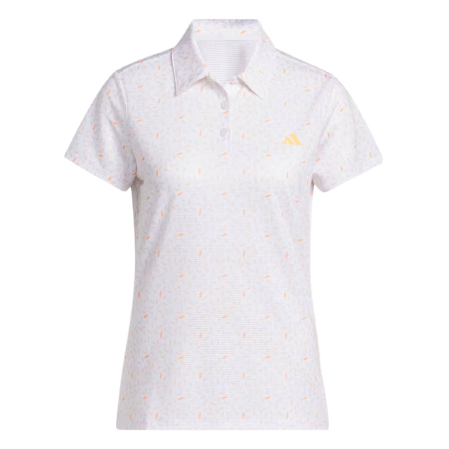 Adidas Adidas Ultimate365 Golf Clothing Women's White Polo Collar Moderate