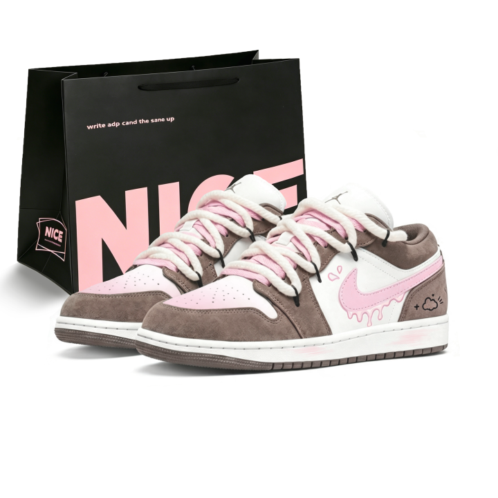 Nike Nike Air Jordan 1 LOW SE Skateboard Shoes Unisex Low Top Brown