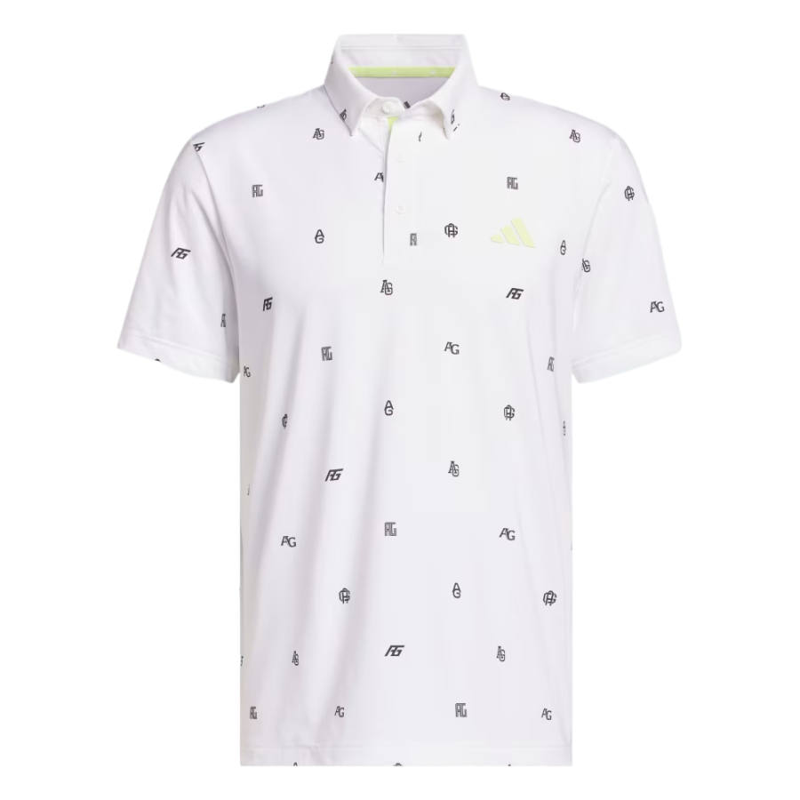 Adidas Adidas Polo Shirts Men's White/Black Polo Collar Moderate Straight Fit