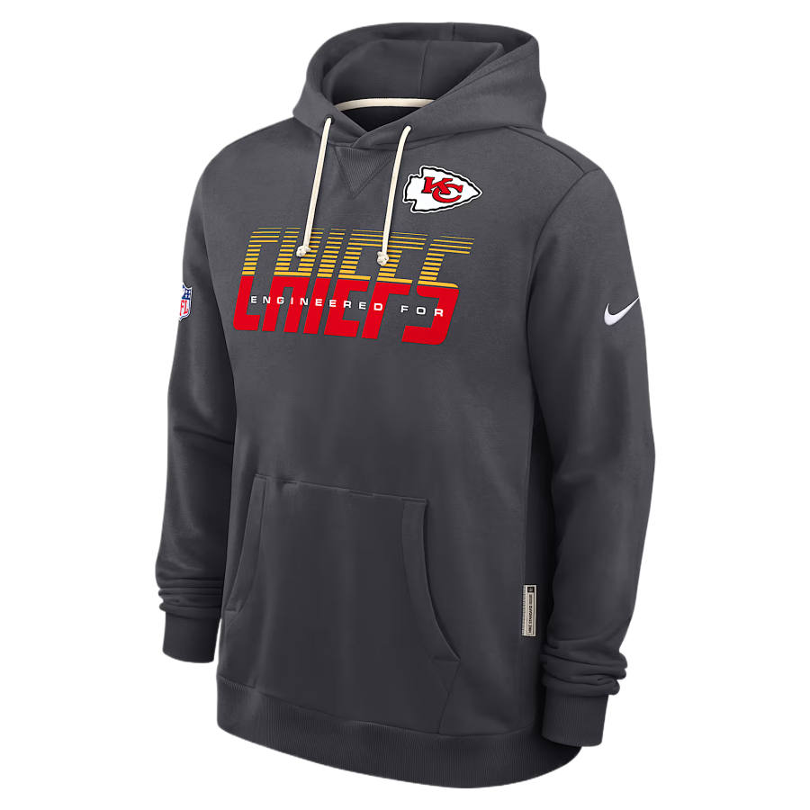 Nike Nike NFL Sweatshirts Men's Charcoal Hooded Non Detachable Moderate
