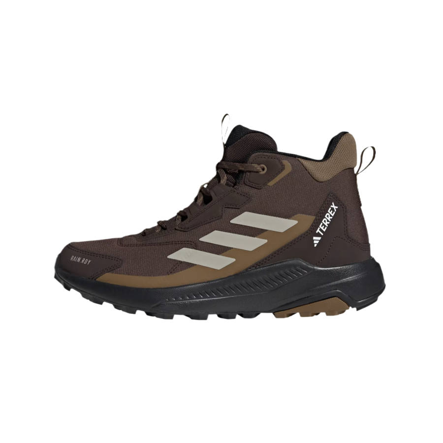 Adidas Adidas Terrex Anylander Mountaineering & Hiking Shoes Men's High Top Dark Brown/Light Brown/Aurora Coffee