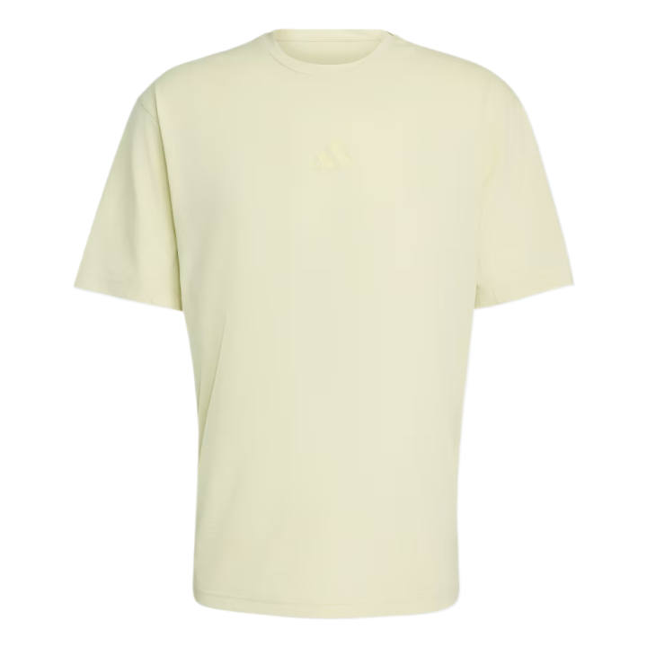 Adidas Adidas T Shirts Men's Double Yellow Crew Neck Moderate