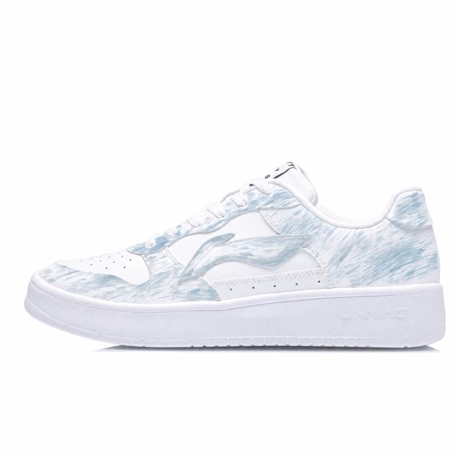 Li-Ning Li Ning Floating Boat Skateboard Shoes Men's Low Top Gray