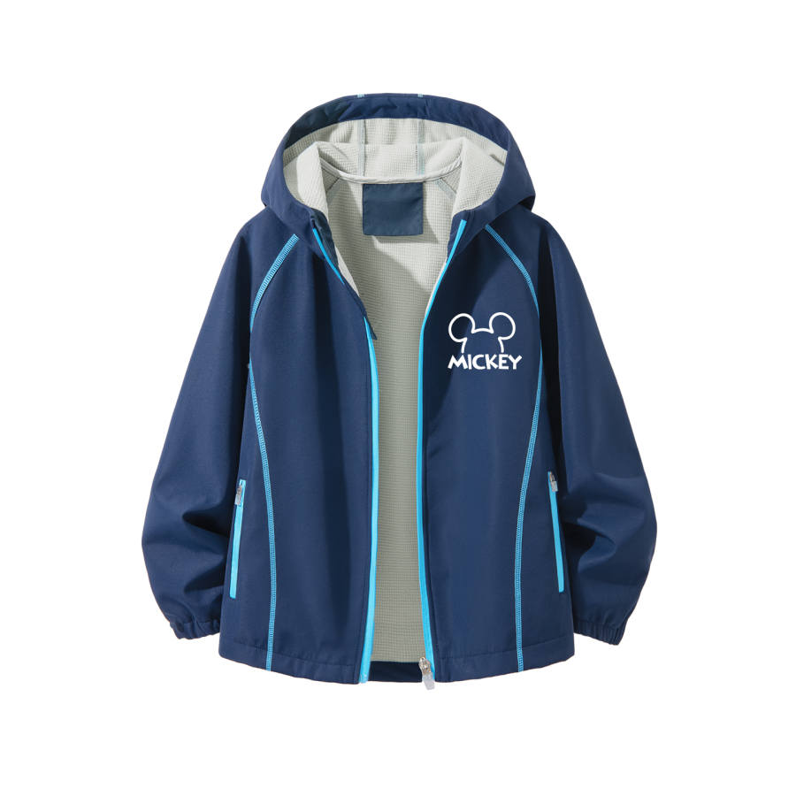 Disney Kids Jackets Hooded Non Detachable Moderate Non Stretch