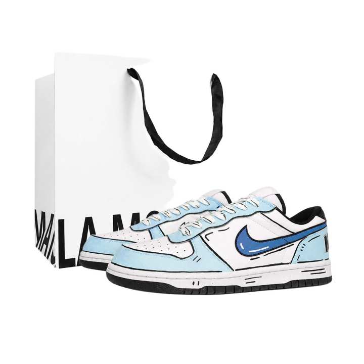 Nike Nike Big Skateboard Shoes Unisex Low Top White