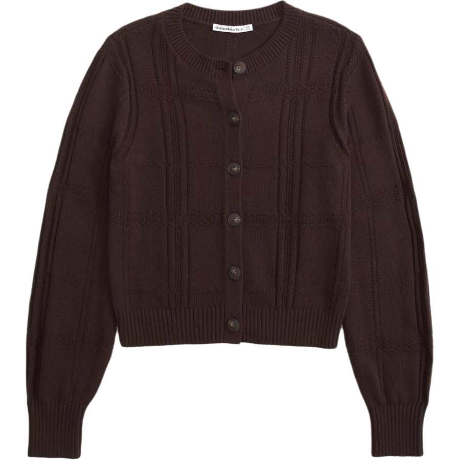Abercrombie&Fitch Knitwear Women's Brown Crew Neck Moderate