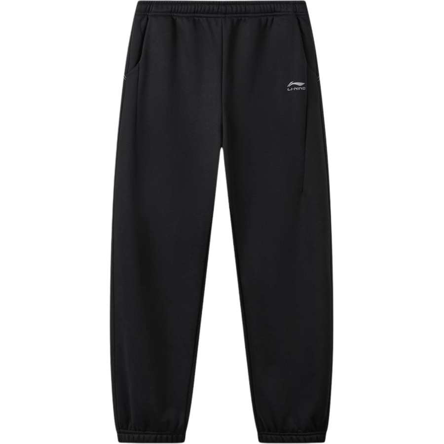 Li-Ning Li Ning Sports Life Collection Casual Pants Women's Black Moderate Cuffed Pants