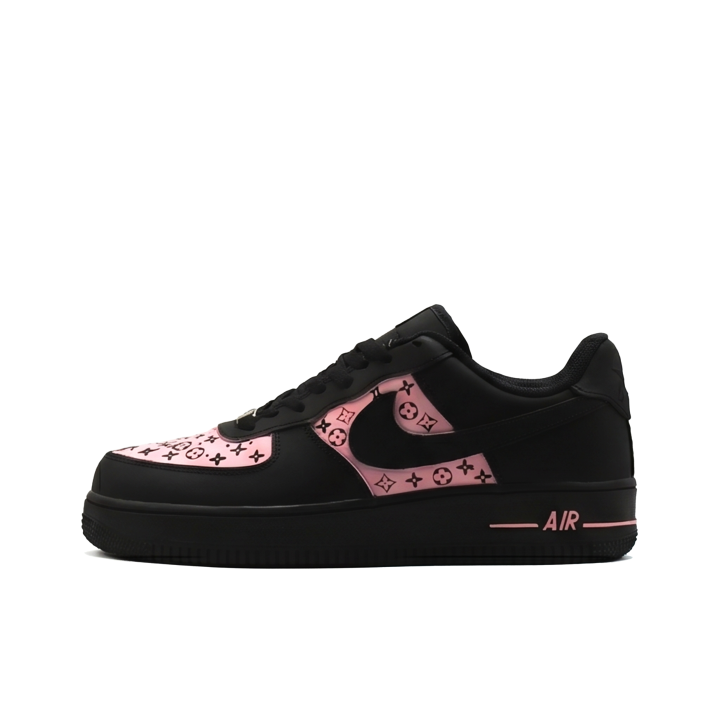Nike Nike Air Force 1 Skateboard Shoes Unisex Low Top Black, Pink