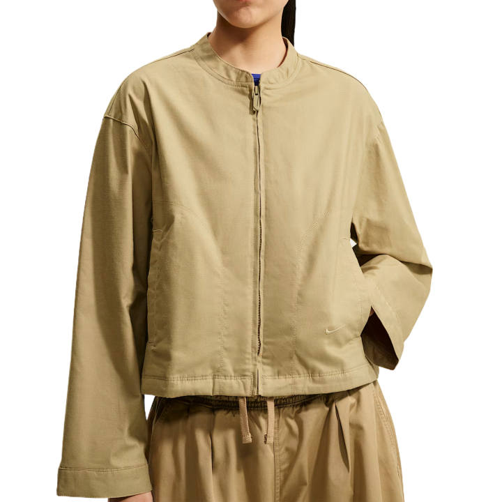 Nike Nike Jackets Women's Parachute Beige/Parachute Beige Crew Neck Moderate