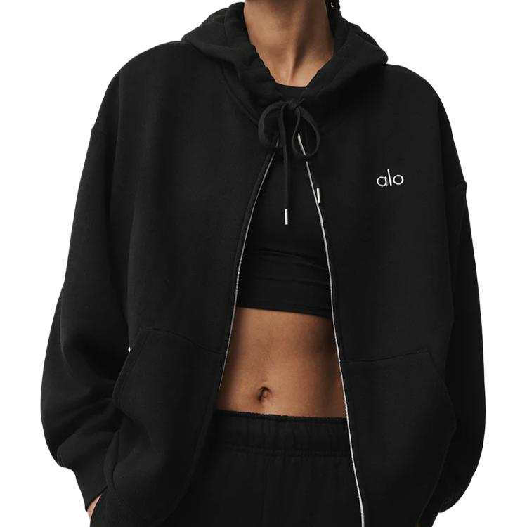 Alo Yoga Accolade Full Zip Hoodie Jacket Women's