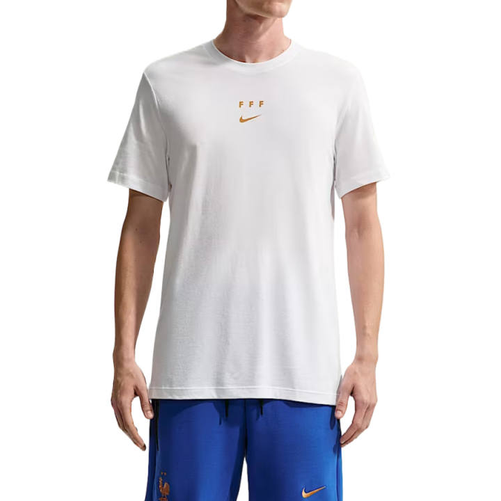 Nike Nike FFF T Shirts Men's White Crew Neck Moderate