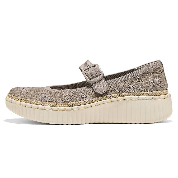 Skechers Wilshire Blvd Mary Jane Shoes Women's Taupe