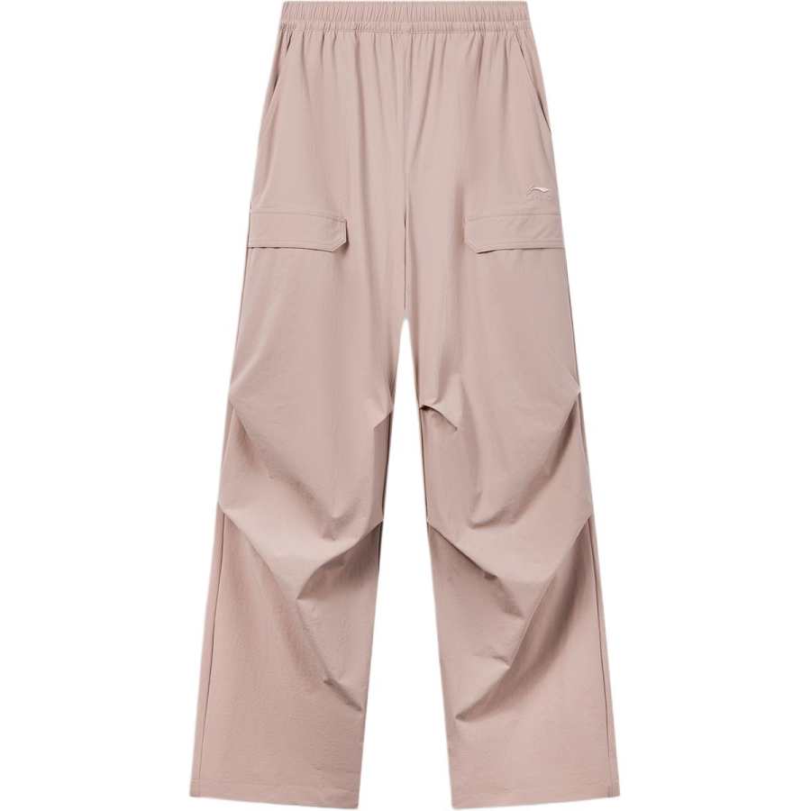 Li-Ning Li Ning Sports Life Collection Sports Pants Women's Bark Umber Moderate Straight Fit Pants